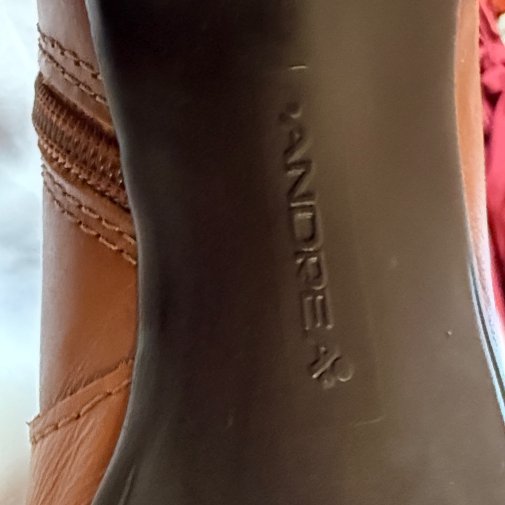 ANDREA FENZI Tan Heeled Boots - Picture 2 of 4
